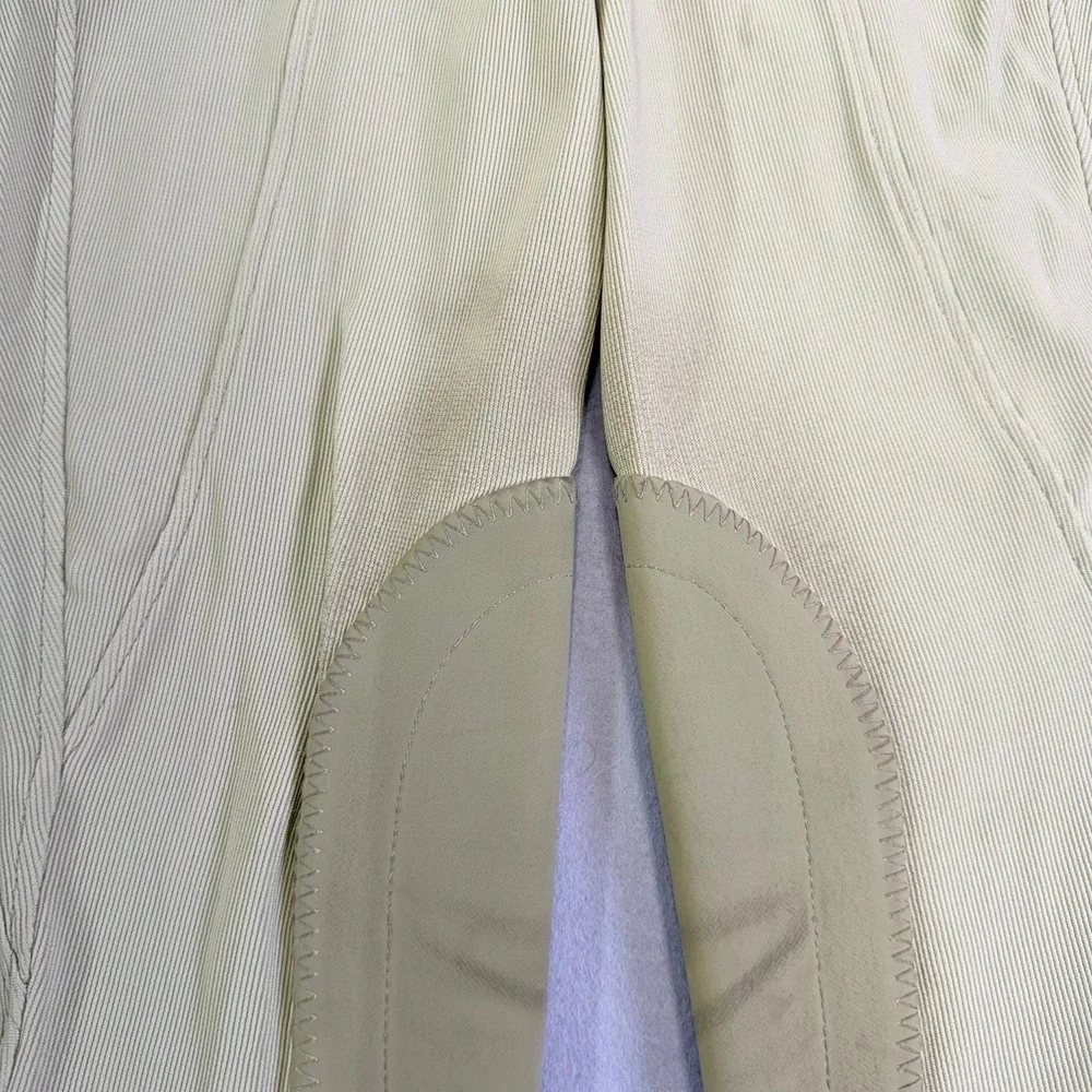 Kerrits Riding Breeches Womens Medium Tan‎ Microcord Knee Patch Equestrian Pants